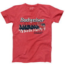 Load image into Gallery viewer, Budweiser Clydesdale Baseball Unisex Short Sleeve T-Shirt
