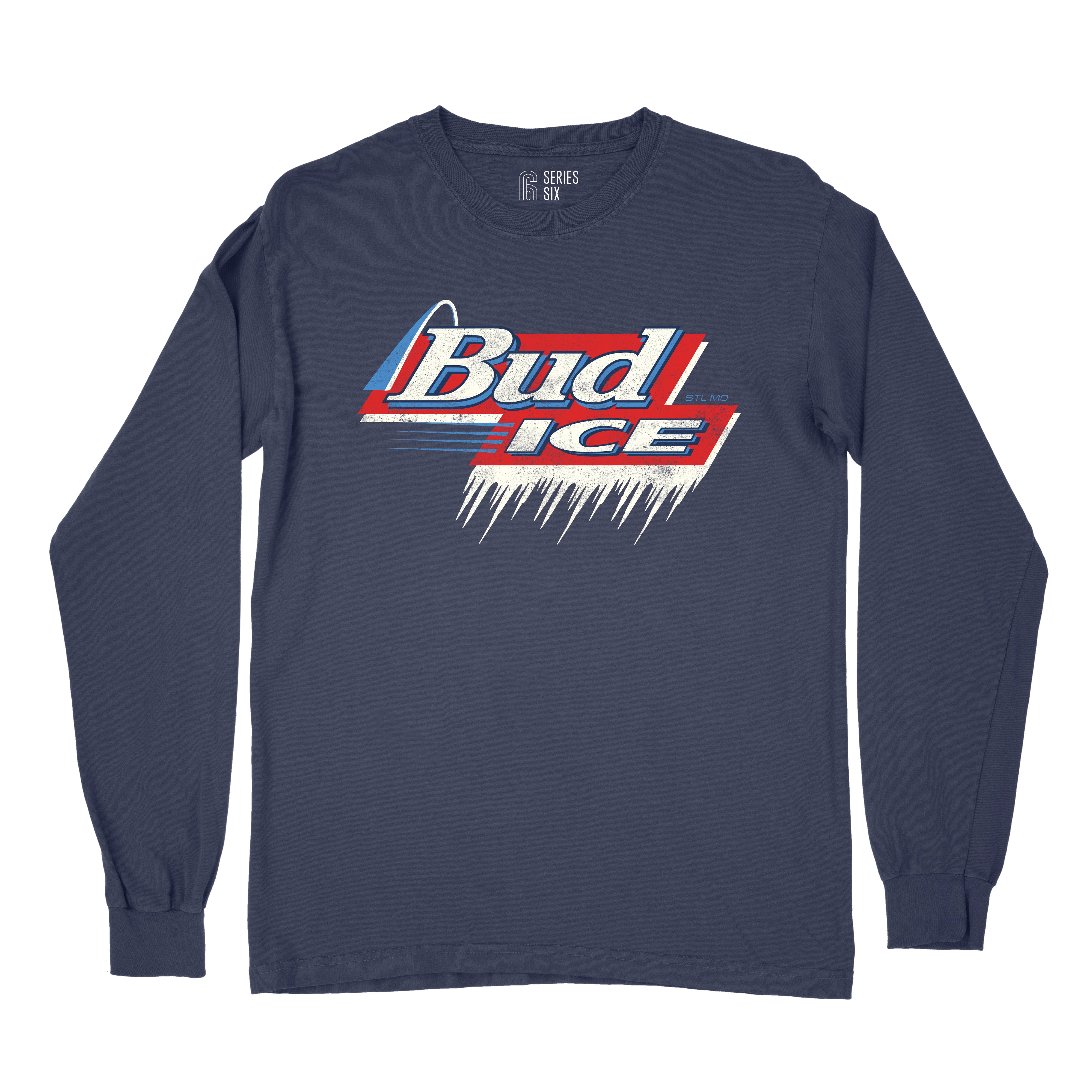 Bud Ice St. Louis Unisex Long Sleeve T-Shirt – Series Six