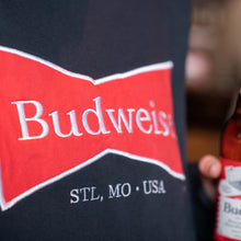 Load image into Gallery viewer, Budweiser Bowtie St. Louis Unisex Crewneck Sweatshirt - Navy
