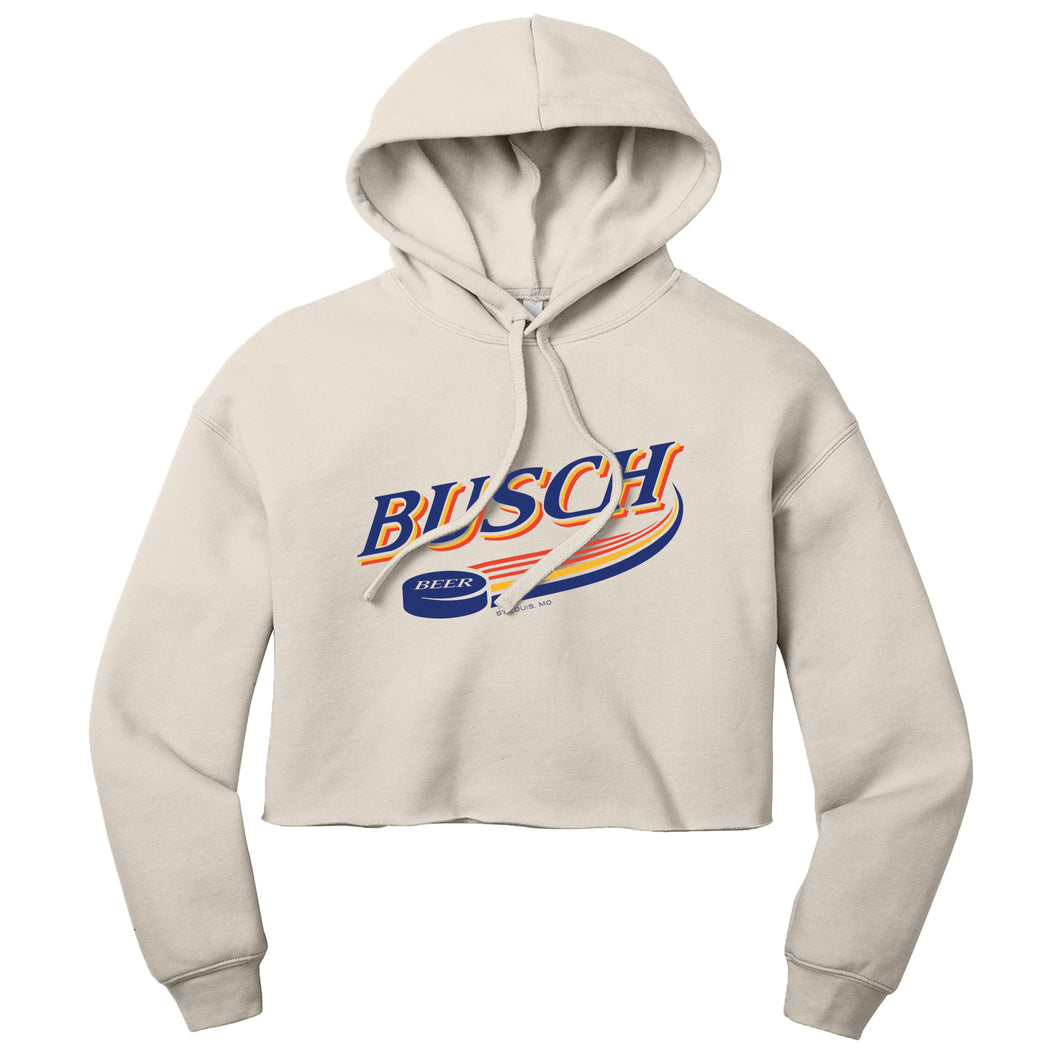 Busch Hockey Hooded Cropped Sweatshirt