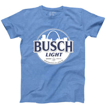 Load image into Gallery viewer, Busch Light Unisex Short Sleeve T-Shirt - Blue
