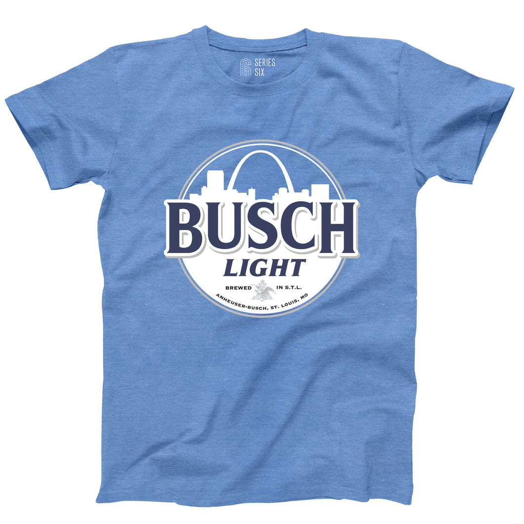 Busch Light Unisex Short Sleeve T-Shirt - Blue