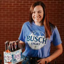 Load image into Gallery viewer, Busch Light Unisex Short Sleeve T-Shirt - Blue
