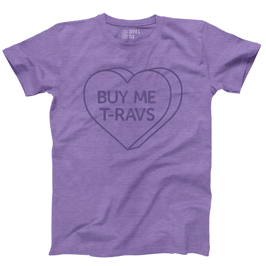 Buy Me T-Ravs Candy Heart Unisex Short Sleeve T-Shirt