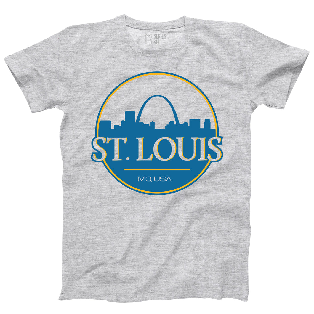 St. Louis Can Unisex Short Sleeve T-Shirt - Ash Grey