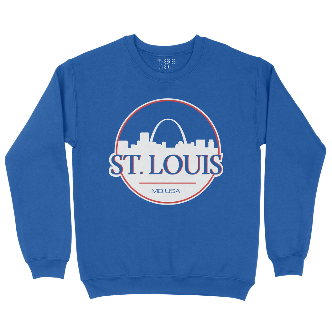 St. Louis Can Unisex Crewneck Sweatshirt - Blue