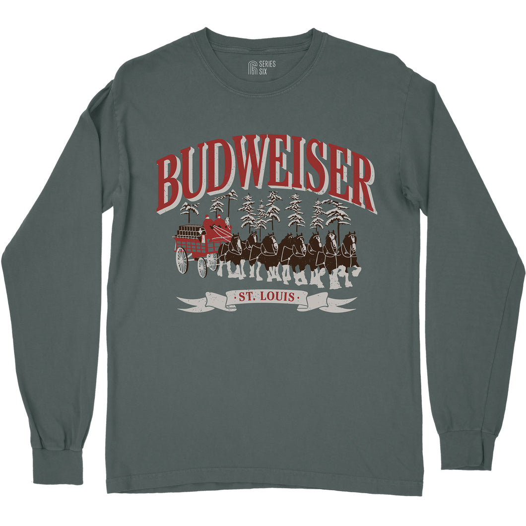 Budweiser Clydesdales St. Louis Unisex Long Sleeve T-Shirt
