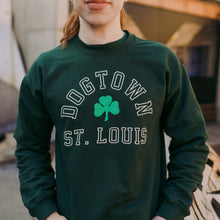 Load image into Gallery viewer, Dogtown St. Louis St. Patrick&#39;s Day Unisex Crewneck Sweatshirt - Forest
