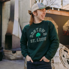 Load image into Gallery viewer, Dogtown St. Louis St. Patrick&#39;s Day Unisex Crewneck Sweatshirt - Forest
