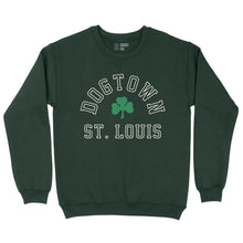 Load image into Gallery viewer, Dogtown St. Louis St. Patrick&#39;s Day Unisex Crewneck Sweatshirt - Forest
