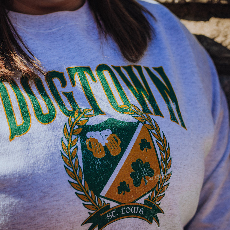 Dogtown St. Louis St. Patrick's Day Hooded Cropped Sweatshirt - Green –  Series Six