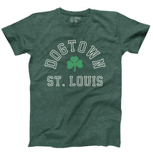 Load image into Gallery viewer, Dogtown St. Louis St. Patrick&#39;s Day Unisex Short Sleeve T-Shirt - Dark Green
