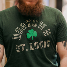 Load image into Gallery viewer, Dogtown St. Louis St. Patrick&#39;s Day Unisex Short Sleeve T-Shirt - Dark Green
