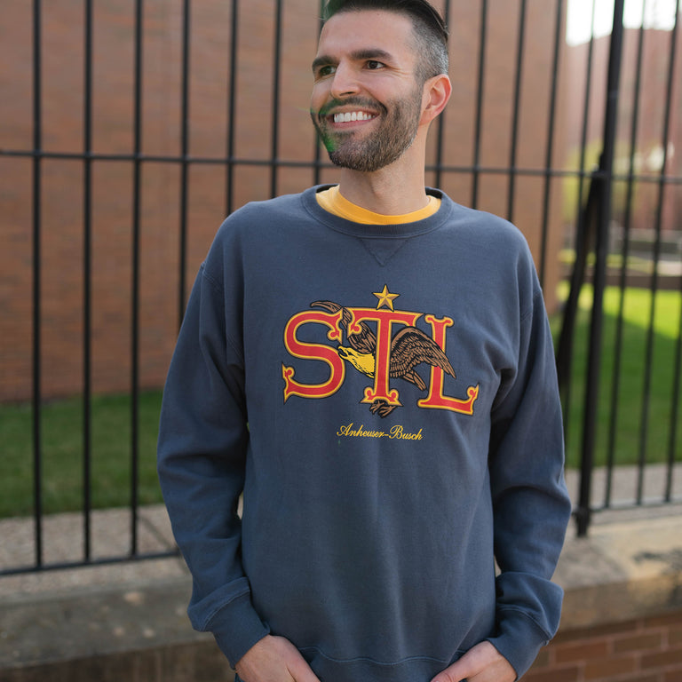 St. Louis Script Hooded Cropped Sweatshirt – Series Six