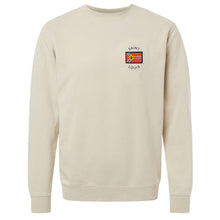 Load image into Gallery viewer, STL Flag Patch Crewneck Unisex Sweatshirt - Ivory
