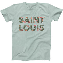 Load image into Gallery viewer, Saint Louis Floral Unisex Short Sleeve T-Shirt - Light Green
