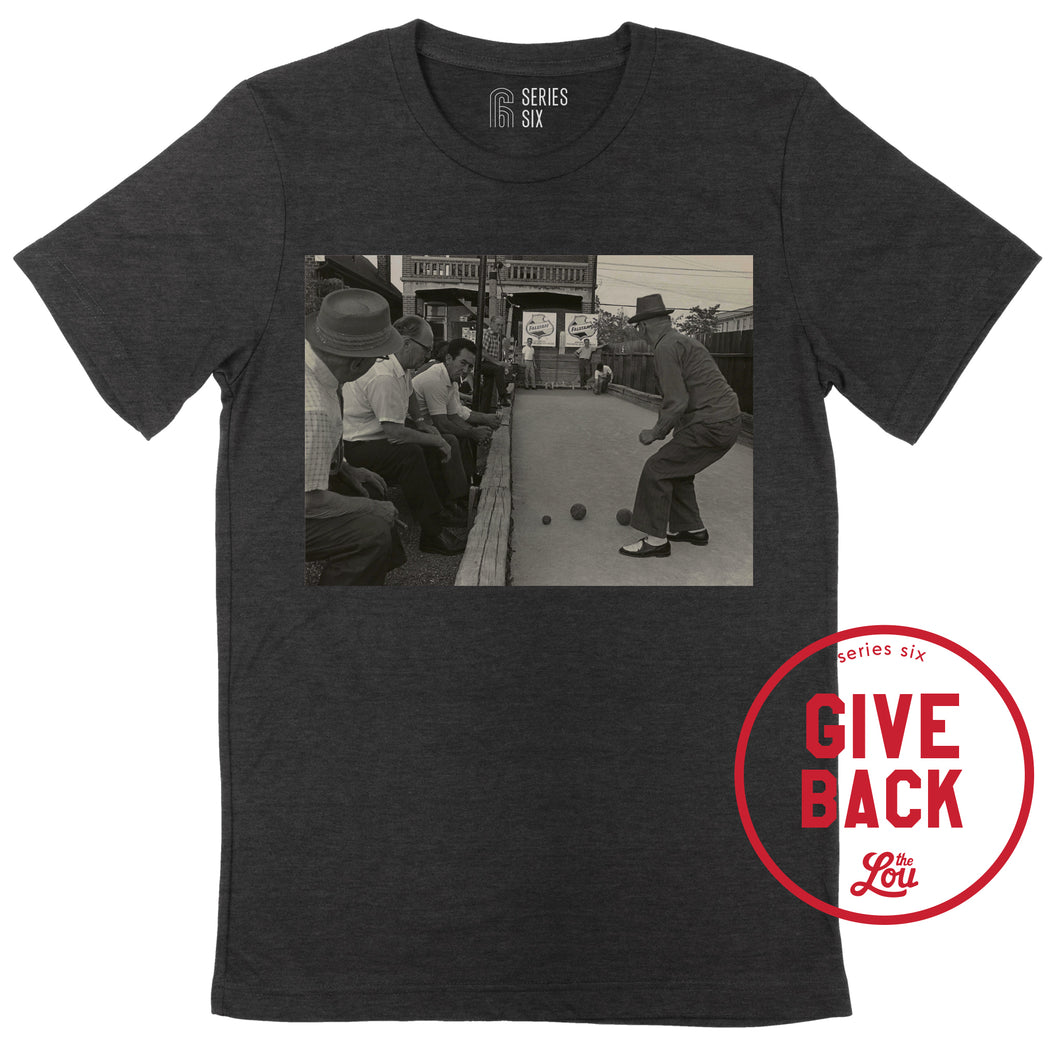The Hill Bocce Photo Unisex Short Sleeve Shirt - Black