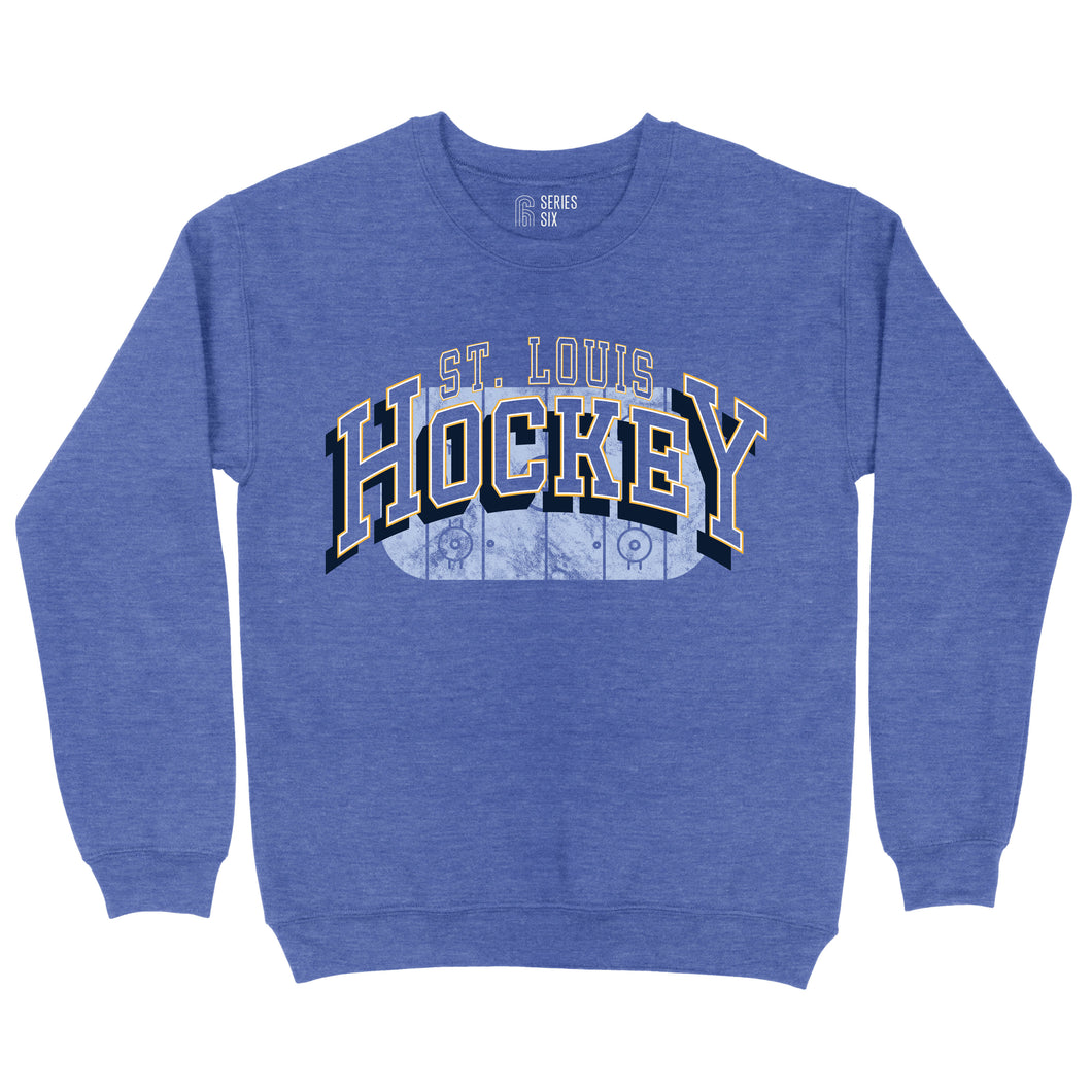 Hockey Rink Unisex Crewneck Sweatshirt
