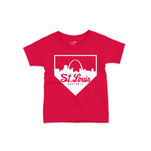 Load image into Gallery viewer, St. Louis Home Plate Toddler + Youth T-Shirt
