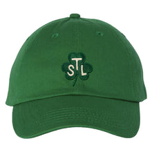 Load image into Gallery viewer, STL Shamrock Soft Style Hat - Kelly Green

