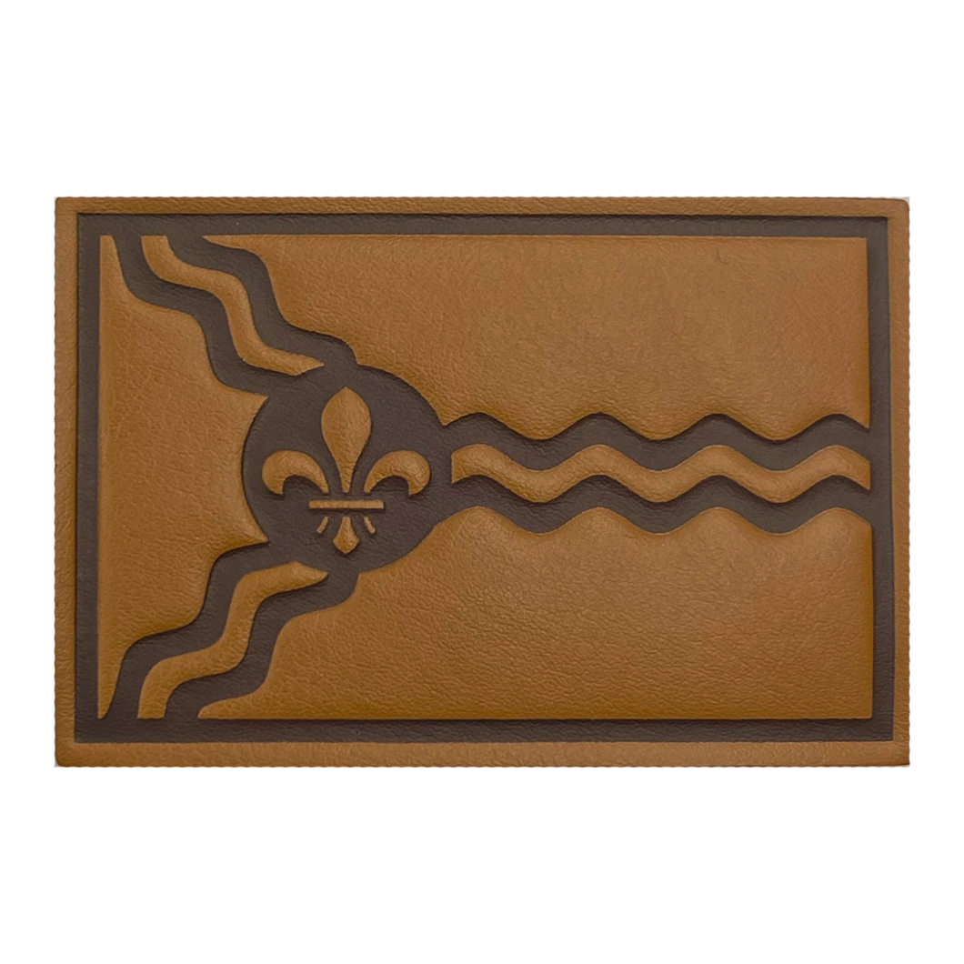 STL Flag Leather Patch