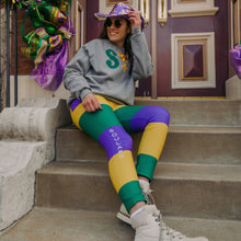 Load image into Gallery viewer, Soulard Mardi Gras Leggings
