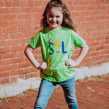 Load image into Gallery viewer, STL Mardi Gras Fleur de Lis Toddler T-Shirt
