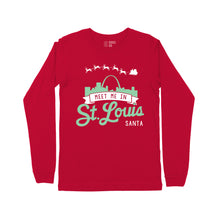 Load image into Gallery viewer, Meet Me In St. Louis Santa Toddler + Youth Long Sleeve T-Shirt
