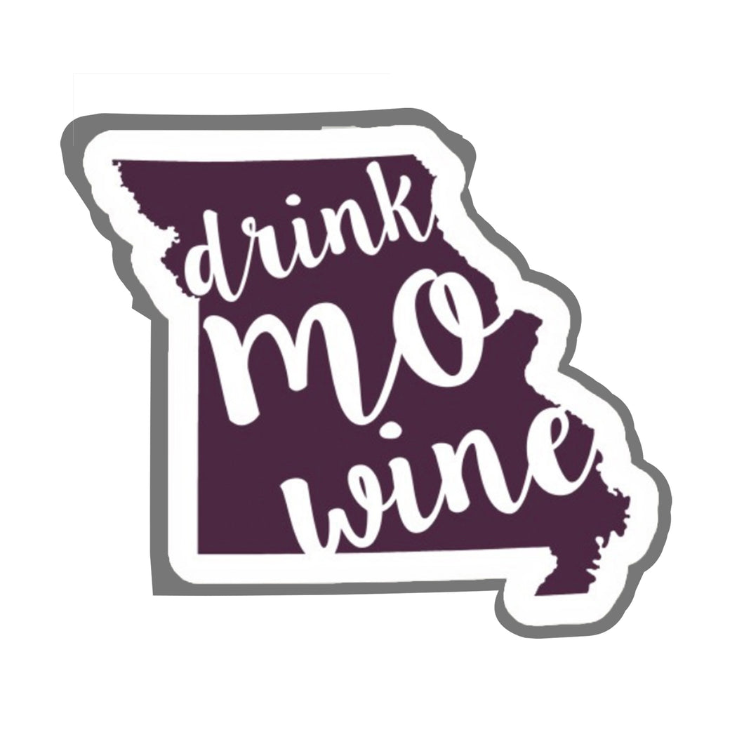 Drink MO Wine Bumper Sticker