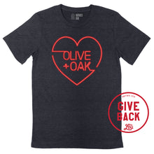 Load image into Gallery viewer, Olive + Oak Supporting Ollie Hinkle Heart Foundation Unisex Short Sleeve T-Shirt

