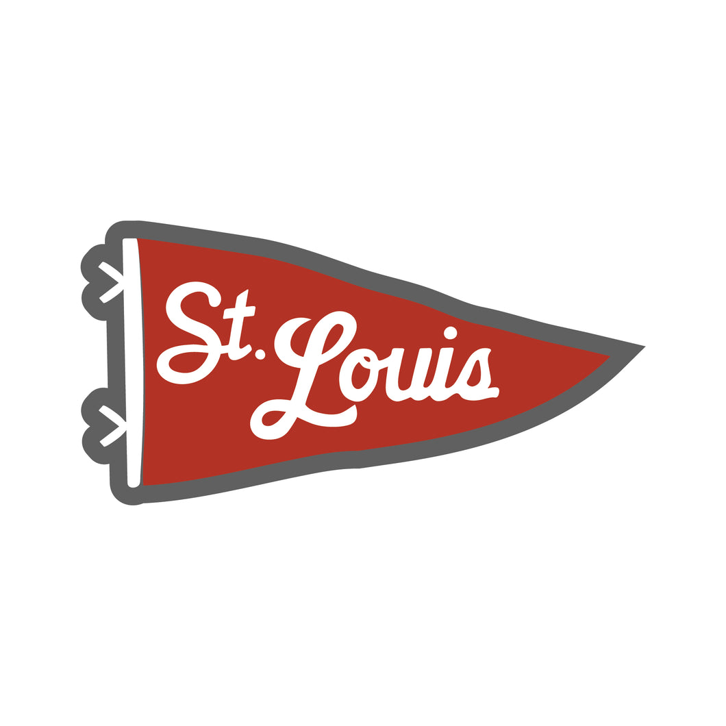 St. Louis Pennant Sticker