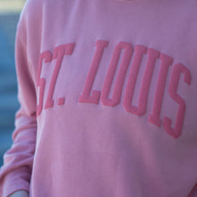 Load image into Gallery viewer, St. Louis Puff Crewneck Unisex Sweatshirt - Pink
