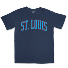 Load image into Gallery viewer, St. Louis Puff Unisex Short Sleeve T-Shirt - Navy
