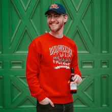 Load image into Gallery viewer, Budweiser Clydesdales St. Louis Unisex Crewneck Sweatshirt - Red
