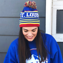 Load image into Gallery viewer, Retro St. Louis Knit Beanie Hat
