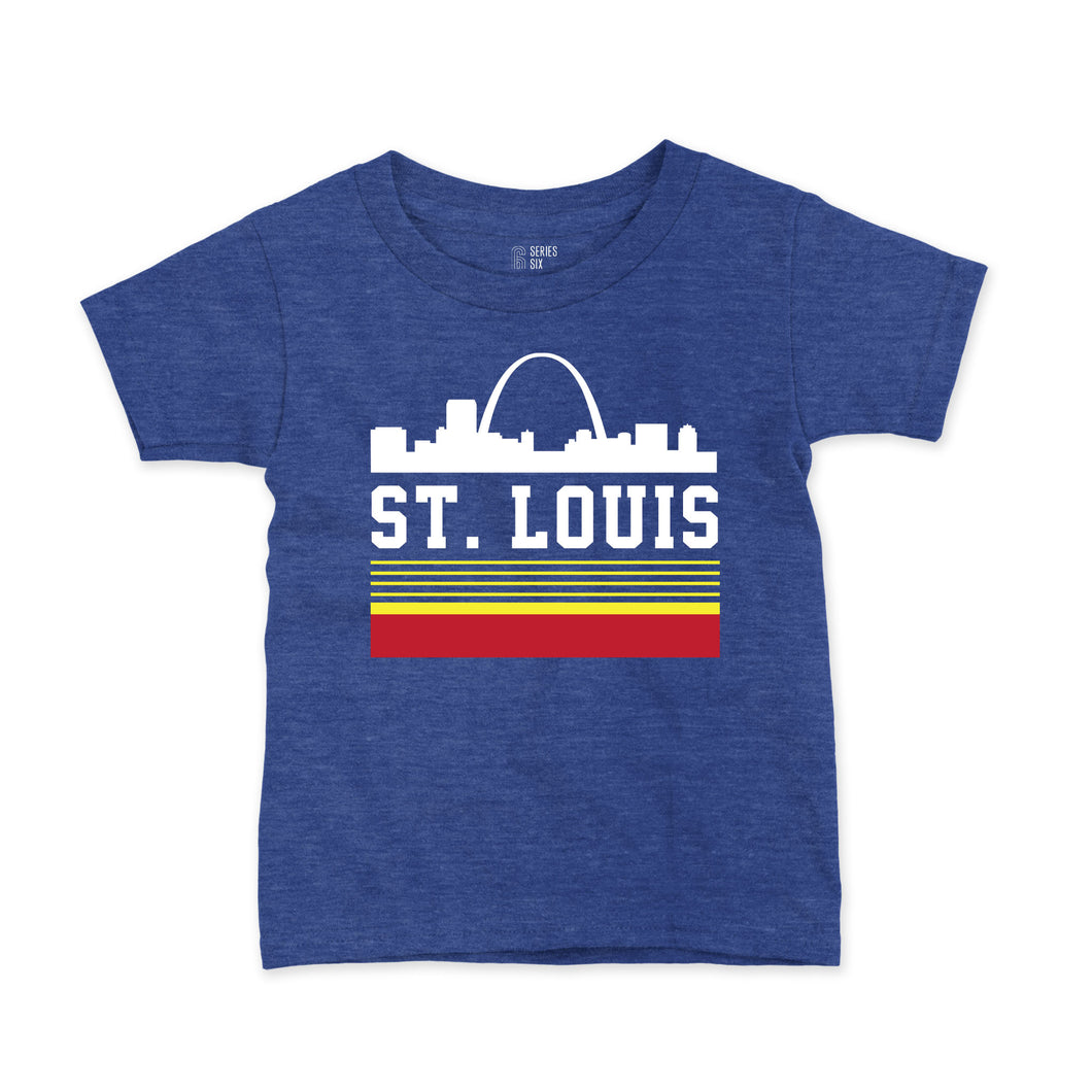 Retro St. Louis Arch Short Sleeve Youth T-Shirt