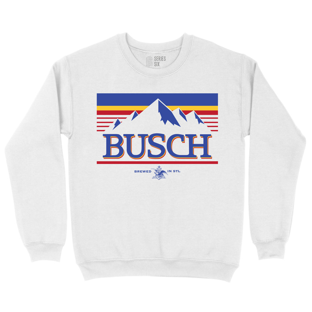 Retro Busch Mountains Unisex Crewneck Sweatshirt
