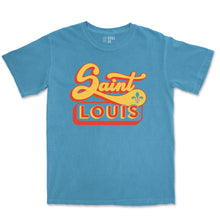 Load image into Gallery viewer, Retro St. Louis Fleur de Lis Unisex Short Sleeve T-Shirt
