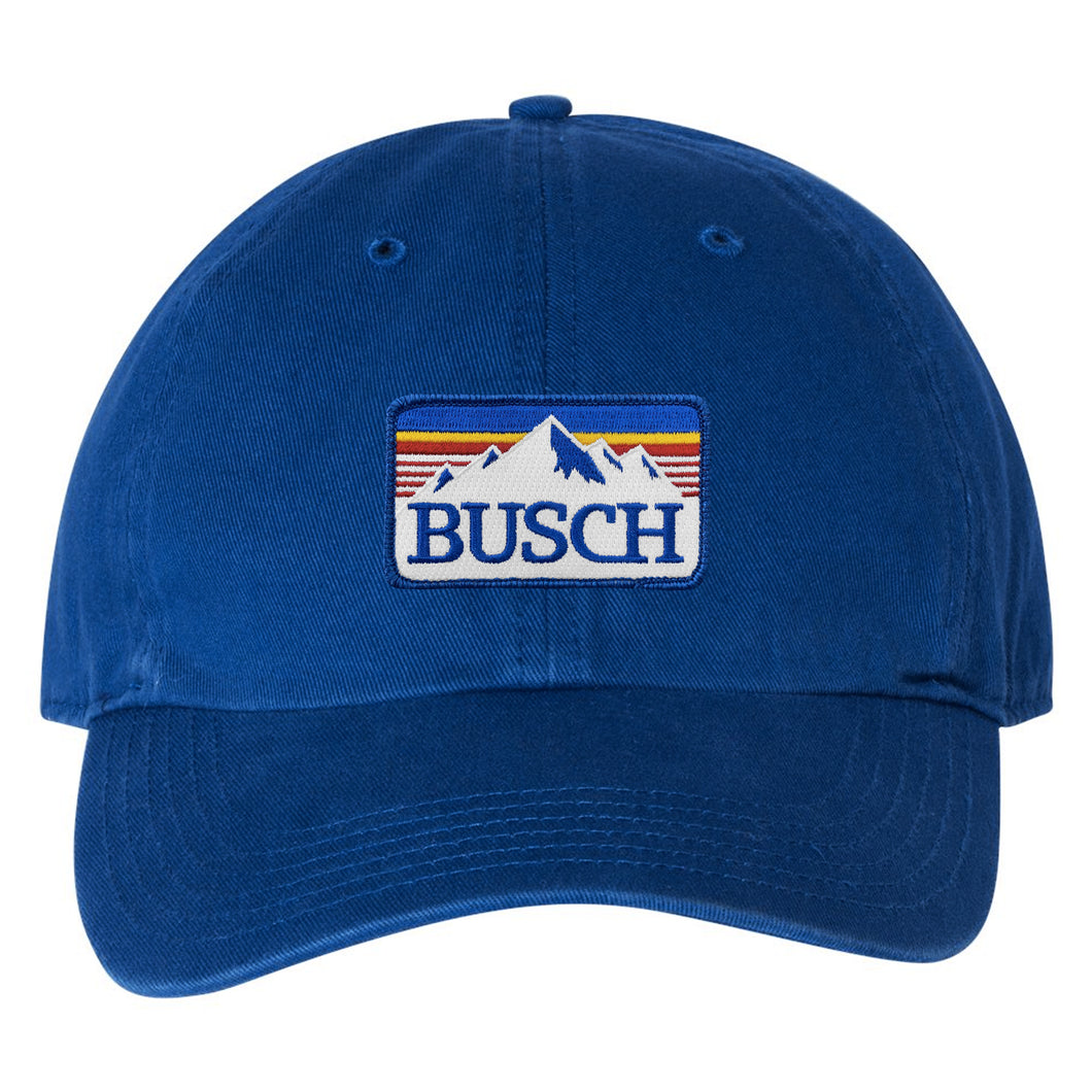Retro Busch Mountain Soft Style Hat - Royal