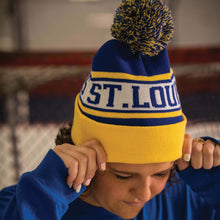 Load image into Gallery viewer, St. Louis Royal Knit Beanie Hat
