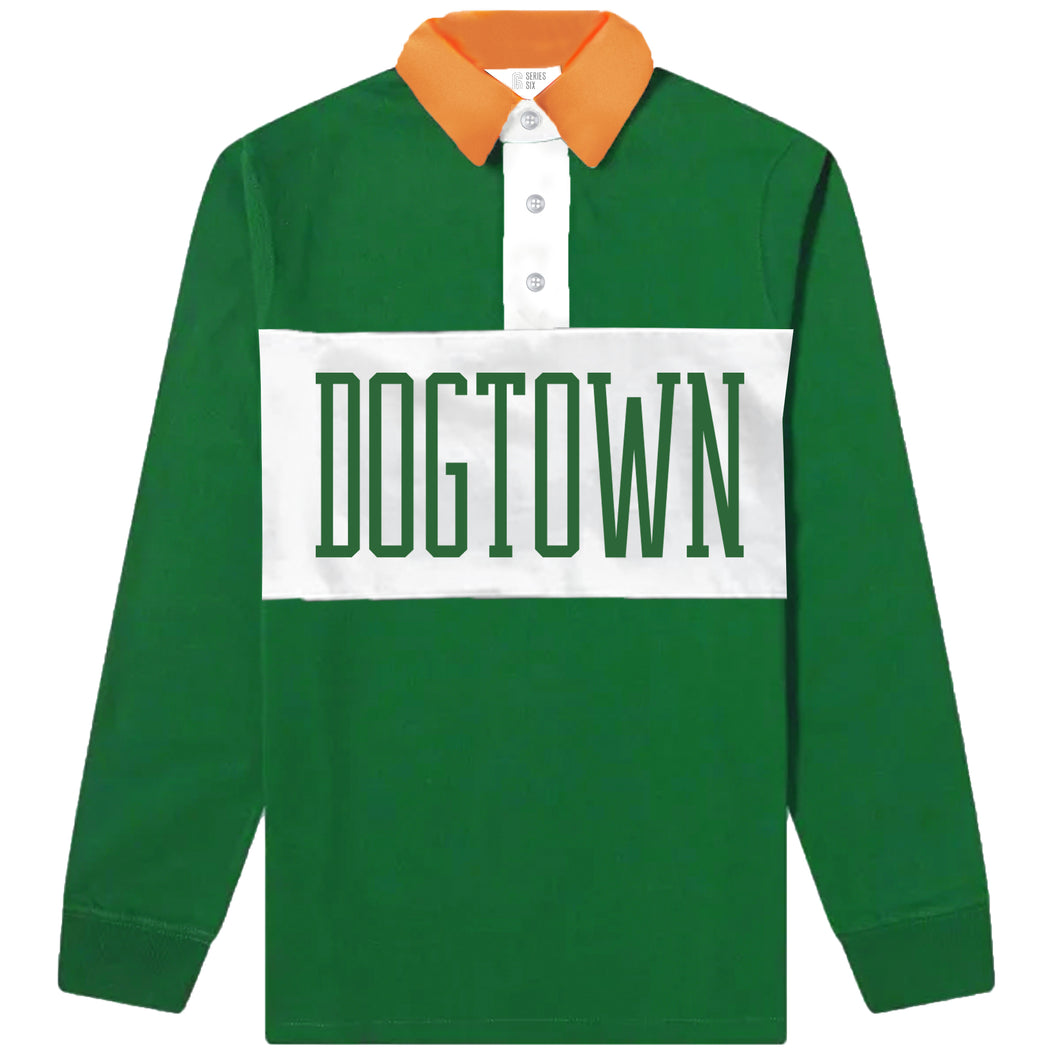 Dogtown Unisex Color Block Rugby Shirt