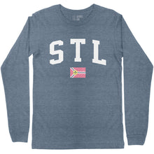 Load image into Gallery viewer, STL Flag Long Sleeve Unisex T-Shirt
