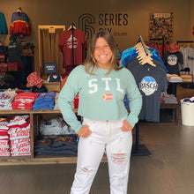 Load image into Gallery viewer, STL Flag Cropped Sweatshirt
