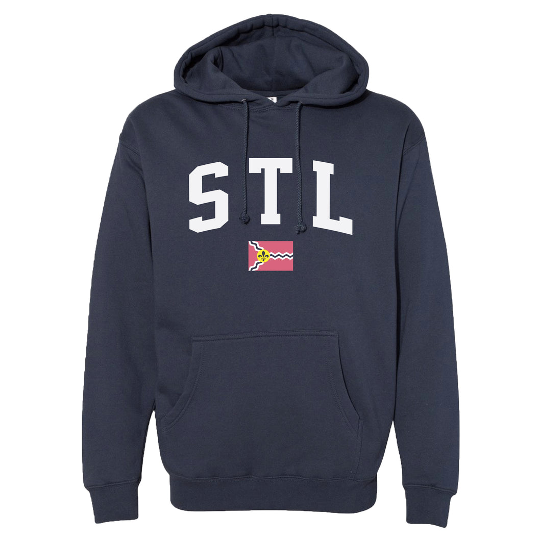 STL Flag Unisex Hooded Sweatshirt