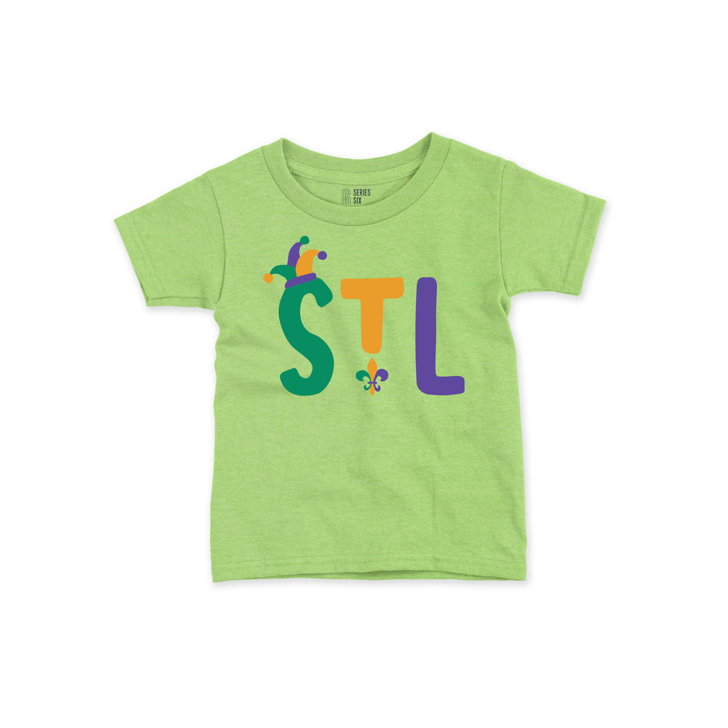 STL Mardi Gras Fleur de Lis Toddler T-Shirt