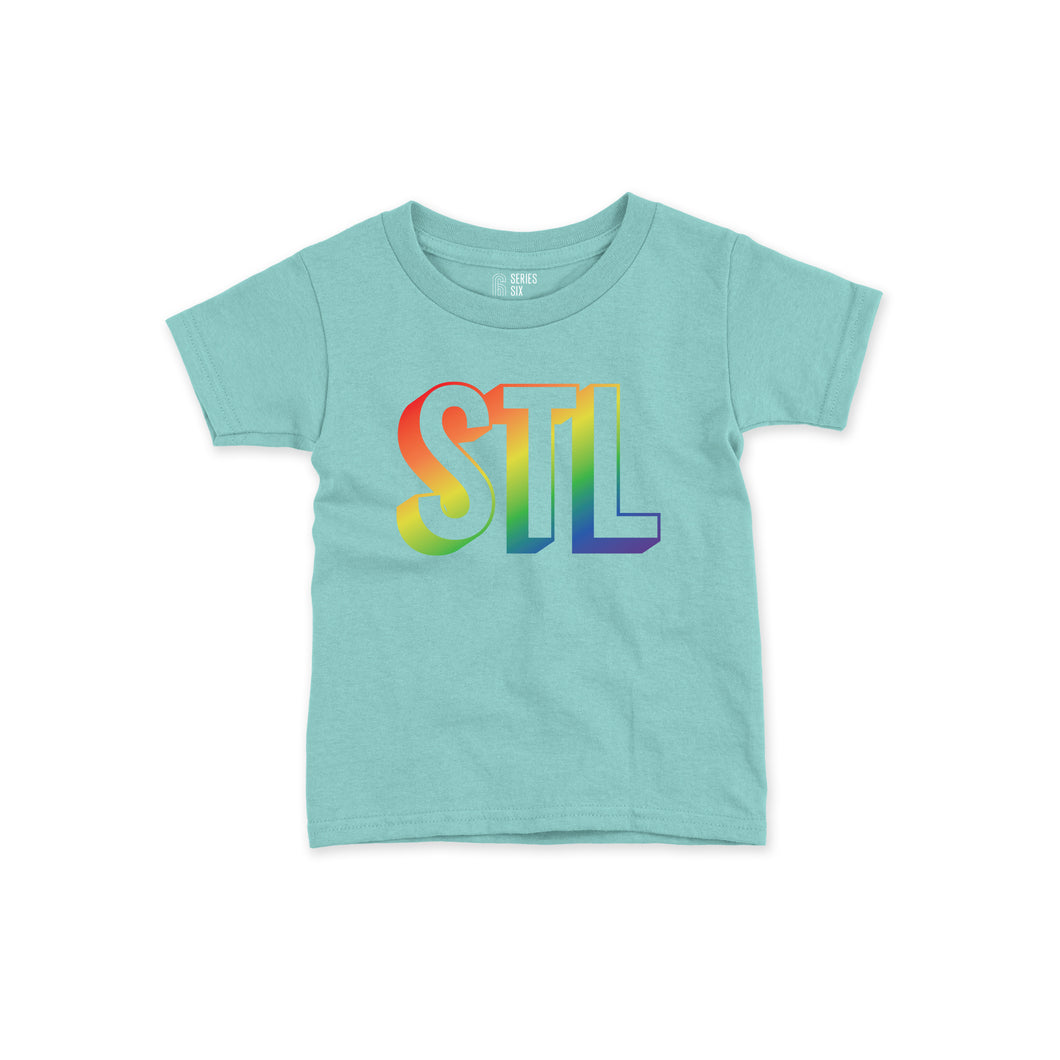 STL Rainbow Ombre Toddler T-Shirt