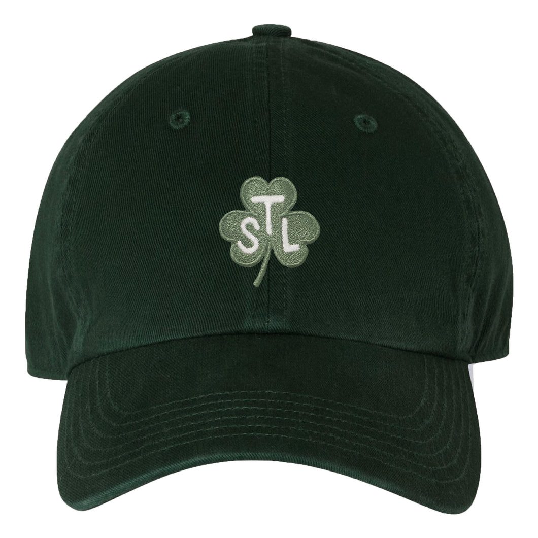 STL Shamrock Soft Style Hat - Forest Green
