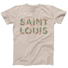 Load image into Gallery viewer, Saint Louis Floral Unisex Short Sleeve T-Shirt - Tan
