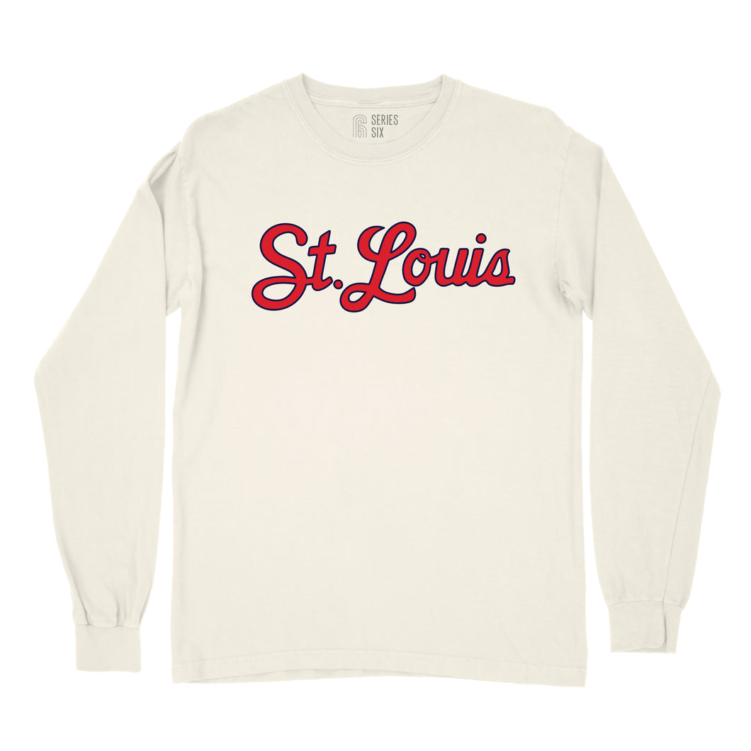 St. Louis Script Long Sleeve Unisex T-Shirt