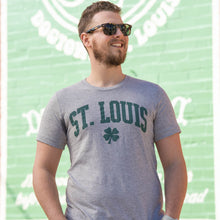 Load image into Gallery viewer, St. Louis Shamrock St. Patrick&#39;s Day Short Sleeve Unisex T-Shirt

